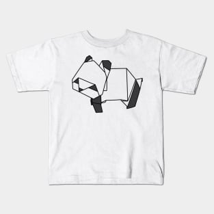 Panda Origami Art Modern Love Pandas Gift Simple China Kids T-Shirt